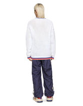 Round-neck technical sweater with DG patch -  | Dolce & Gabbana