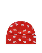 Jacquard knit hat with DG Monogram -  | Dolce & Gabbana