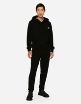 Hooded sweater in wool and cashmere -  | Dolce &amp; Gabbana