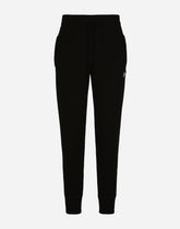 Jogging pants in wool and cashmere knit -  | Dolce &amp; Gabbana