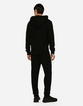 Jogging pants in wool and cashmere knit -  | Dolce &amp; Gabbana