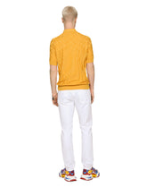 3D-diamond silk jacquard polo-shirt -  | Dolce & Gabbana