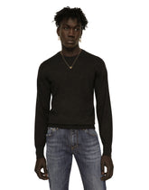 Extra-fine cashmere round-neck sweater -  | Dolce & Gabbana