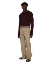 Ribbed wool round-neck sweater -  | Dolce & Gabbana