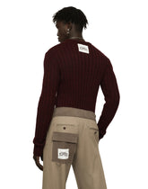 Ribbed wool round-neck sweater -  | Dolce &amp; Gabbana