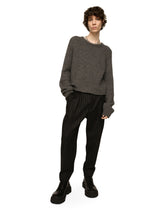 Wool and alpaca round-neck sweater -  | Dolce &amp; Gabbana