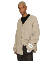Fisherman’s rib wool cardigan -  | Dolce &amp; Gabbana