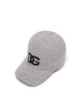 Cashmere baseball cap with DG logo -  | Dolce &amp; Gabbana