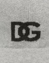 Cashmere baseball cap with DG logo -  | Dolce &amp; Gabbana