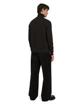 Zip-up cashmere turtle-neck pullover -  | Dolce &amp; Gabbana