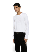 Crewneck wool sweater with DG logo -  | Dolce &amp; Gabbana