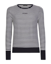 Boat-neck sweater in virgin wool -  | Dolce & Gabbana
