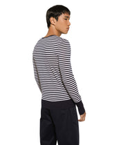 Boat-neck sweater in virgin wool -  | Dolce & Gabbana