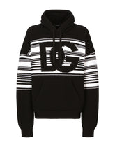 Hoodie with DG logo inlay -  | Dolce &amp; Gabbana