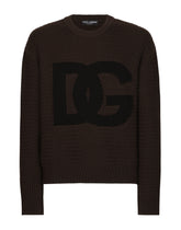 Handmade wool crew neck sweater -  | Dolce &amp; Gabbana