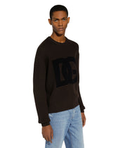 Handmade wool crew neck sweater -  | Dolce &amp; Gabbana