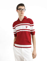 Silk and cotton polo-shirt with logo embroidery -  | Dolce &amp; Gabbana