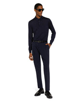 Polo shirt in cashmere and silk -  | Dolce &amp; Gabbana