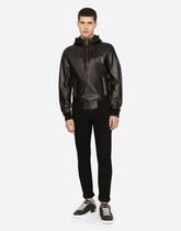 Black slim-fit stretch jeans -  | Dolce & Gabbana