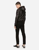 Black slim-fit stretch jeans -  | Dolce & Gabbana