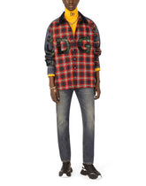Blue wash slim-fit stretch jeans -  | Dolce & Gabbana