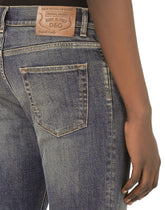 Blue wash slim-fit stretch jeans -  | Dolce & Gabbana