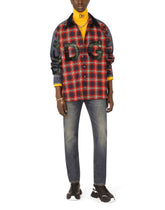 Blue wash slim-fit stretch jeans -  | Dolce & Gabbana