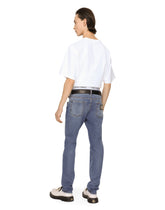Mid blue wash slim-fit stretch jeans -  | Dolce & Gabbana