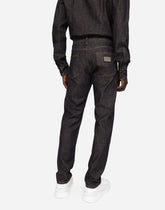 Blue slim-fit stretch jeans -  | Dolce &amp; Gabbana