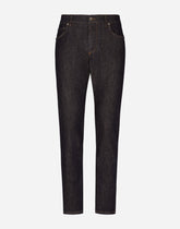 Blue slim-fit stretch jeans -  | Dolce &amp; Gabbana