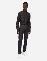 Blue slim-fit stretch jeans -  | Dolce &amp; Gabbana