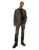 Slim-fit overdyed stretch denim jeans -  | Dolce & Gabbana