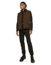 Slim-fit waxed stretch denim jeans -  | Dolce & Gabbana