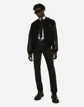 Slim fit stretch denim jeans with subtle abrasions -  | Dolce &amp; Gabbana