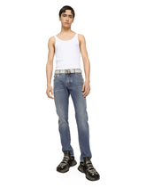 Slim fit stretch denim jeans with subtle abrasions -  | Dolce & Gabbana