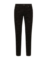 Slim-fit stretch black denim jeans -  | Dolce & Gabbana