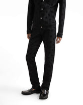 Slim-fit stretch cotton jeans with tag -  | Dolce &amp; Gabbana