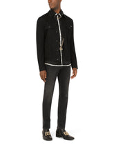 Black wash skinny stretch jeans -  | Dolce & Gabbana