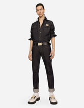 Blue skinny stretch jeans -  | Dolce & Gabbana