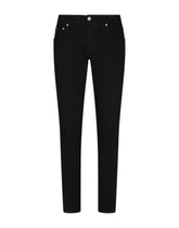 Black skinny stretch jeans -  | Dolce & Gabbana