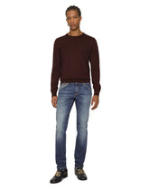 Washed skinny fit stretch denim jeans -  | Dolce &amp; Gabbana