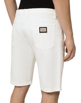 STRETCH DENIM BERMUDA SHORTS -  | Dolce & Gabbana