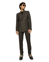 Checked cotton and wool pants -  | Dolce &amp; Gabbana