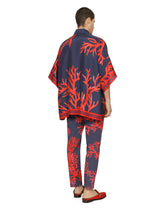 Brushstroke-print silk and cotton pants -  | Dolce & Gabbana
