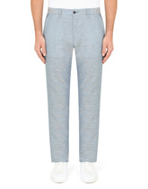 Linen and cotton pants -  | Dolce &amp; Gabbana
