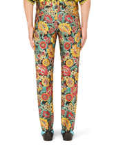 Floral lamé jacquard pants -  | Dolce &amp; Gabbana