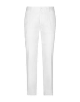 Cotton gabardine pants -  | Dolce &amp; Gabbana