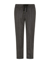 Virgin wool jogging pants -  | Dolce & Gabbana