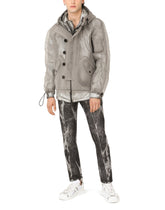 Marbled black skinny stretch jeans -  | Dolce & Gabbana