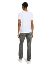 Regular-fit blue wash jeans with abrasions -  | Dolce &amp; Gabbana